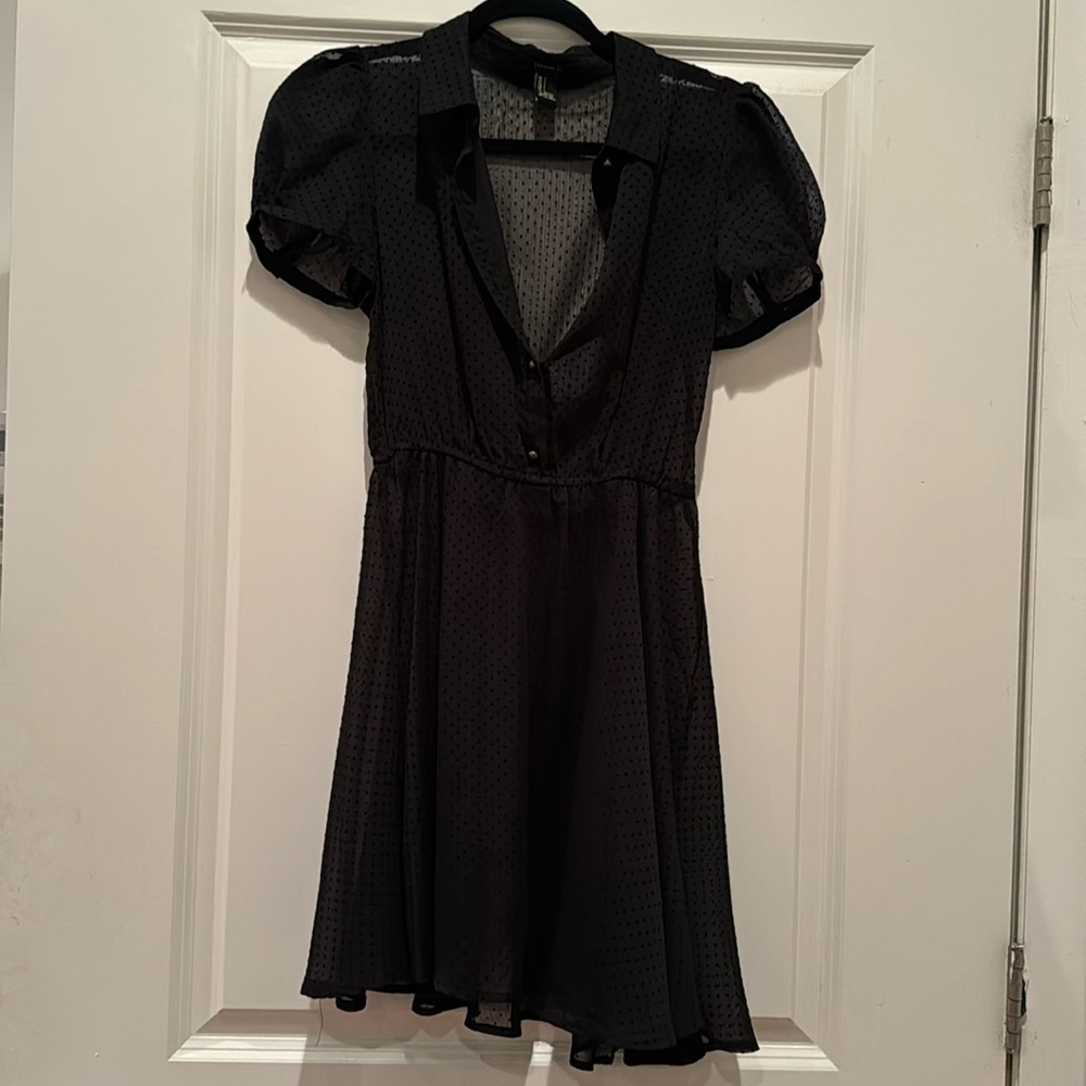 3/$10 forever 21 sheer polka dress